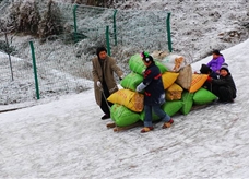 雪地中的行走