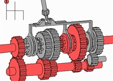 一些机械的动作原理：汽车变档机制