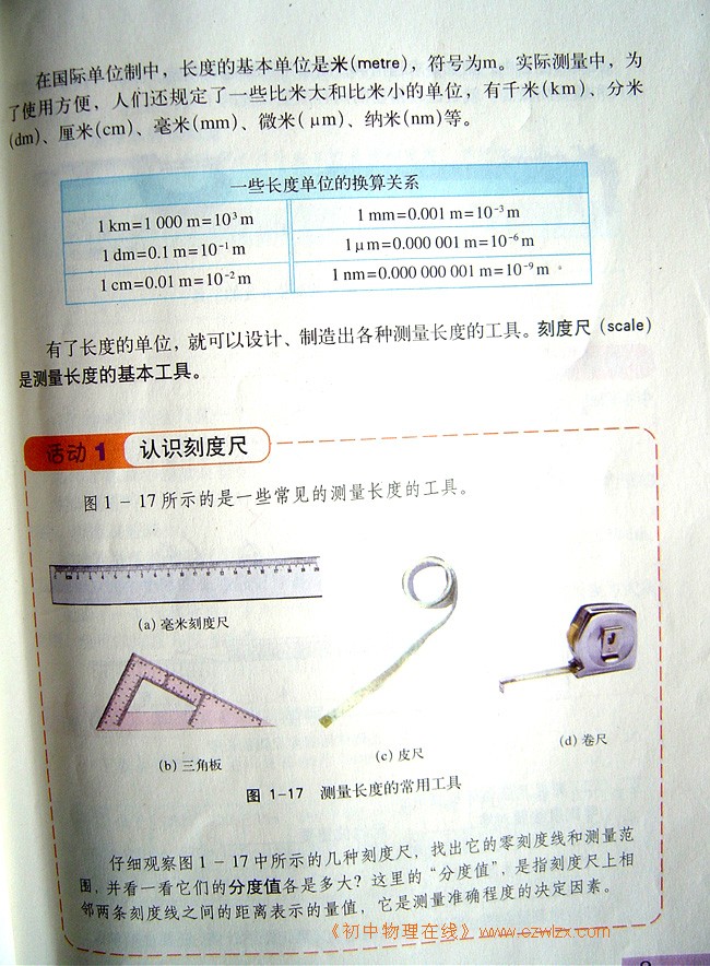 1.2测量长度和时间2