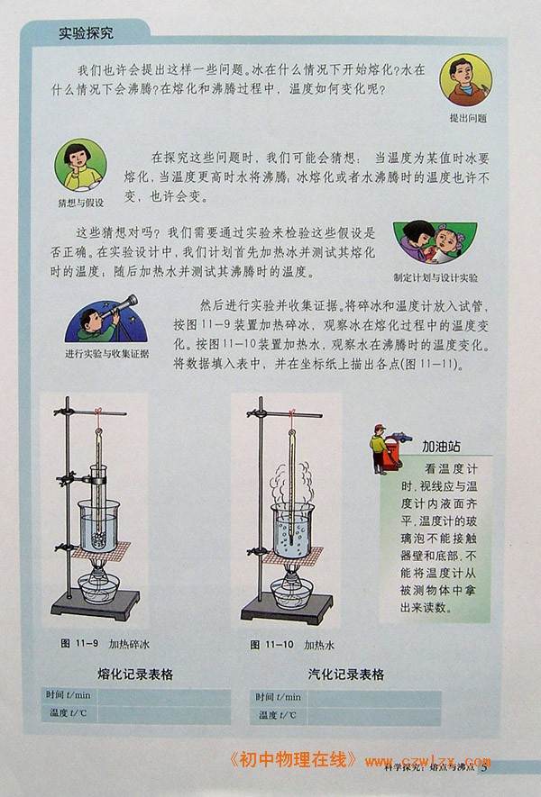 11.1科学探究：熔点与沸点4