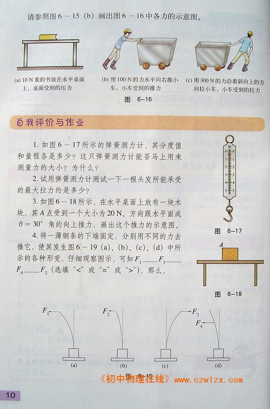 2007新沪粤版《6.2 怎样测量和表示力》电子课本3