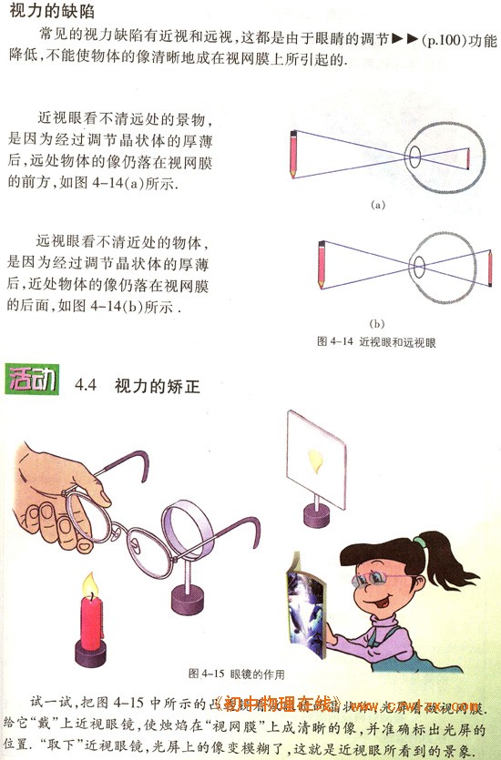 苏科版《4.3照相机与眼睛 视力的矫正》电子课本2