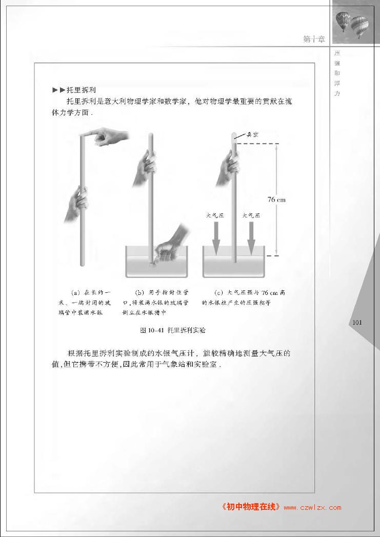 第十章 压强和浮力 知识梳理和信息库3