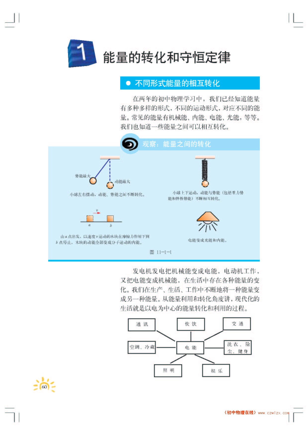 11.1能量的转化与守恒定律1