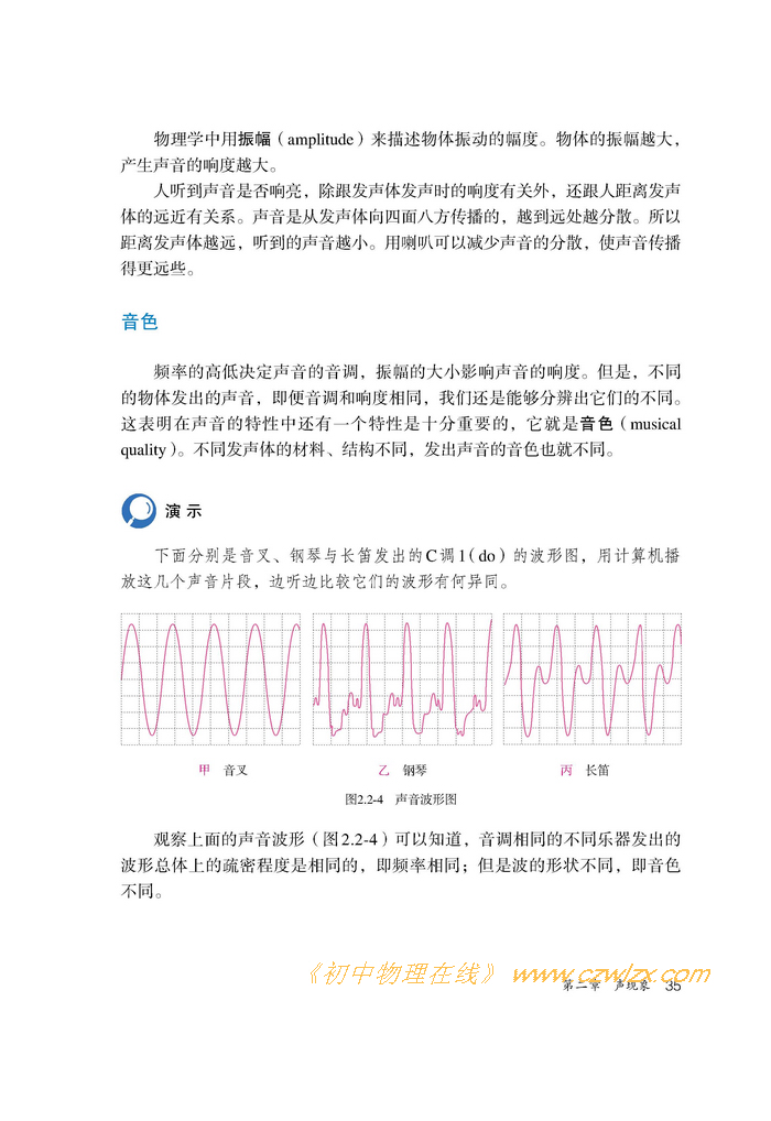 2012年新人教版物理八年级上册《2.2声音的特性》4