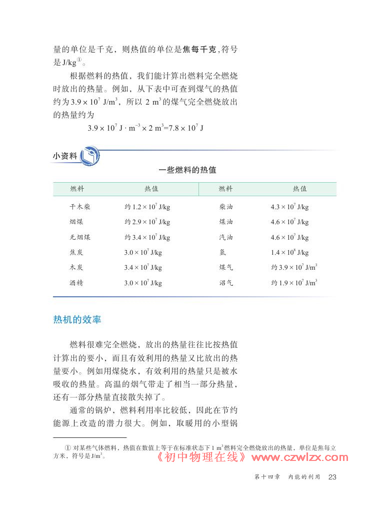 《14.2热机的效率》电子课本2