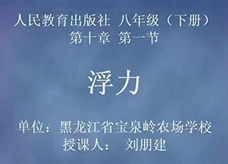 人教版八年级物理《10.1浮力》名师展示课课课堂实录(黑龙江 刘朋建）