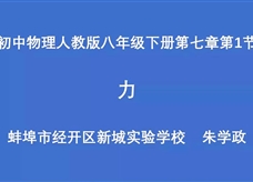 【安徽省线上授课】人教版八年级物理《7.1力》视频（朱学政）