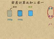 “乐乐课堂”初中物理教学视频素材：《质量和密度》09密度的计算之--知二求一