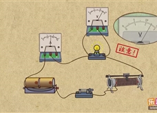“乐乐课堂”初中物理教学视频素材：《电功和电功率》17伏安法测量灯泡电功率